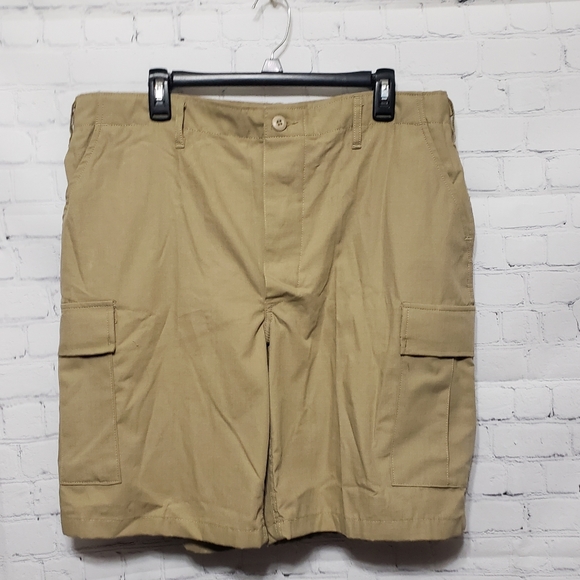 Tru-Spec Men's Sz Large NWT Tan Cargo Shorts - Picture 3 of 14